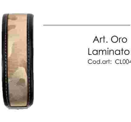 COLLARE TAGLIA M 45 CM  ORO LAMINATO E VARI COLORI